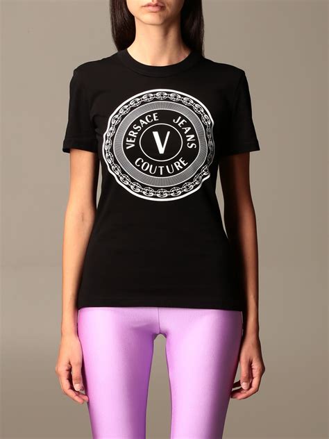 playeras versace mujer|Playeras y suéteres de Versace Jeans Couture .